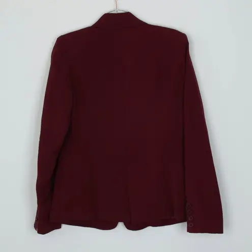 Lulus NWT  Womens Suit and Score Single Breasted Blazer‎ Size M Red Preppy Career - Image 7