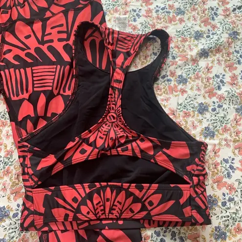 Mara Hoffman matching set activewear yoga pants bra top gym Pilates leggings