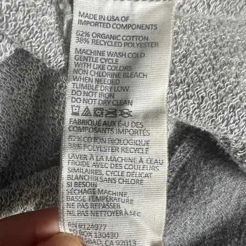 prAna Organic Cotton Blend Open Front Gray Cardigan Sweater Size Medium