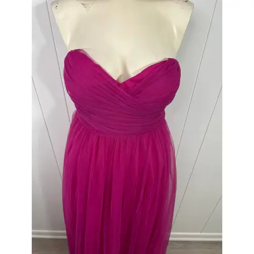 Chelsea28 Strapless Tulle Gown in Purple Orchid at Nordstrom NWOT Size M