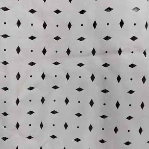 HD in Paris Womens Faux Leather Lined Cut-Outs Swing A-Line Skirt Beige Size 2