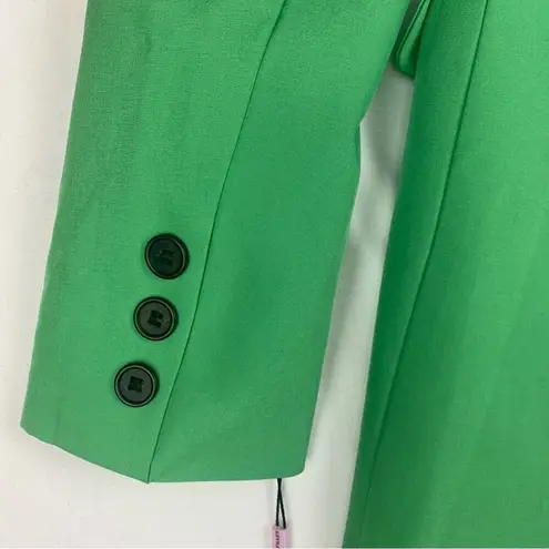 Avec Les Filles women's XS new Green Tailored Blazer with Notched Lapels apple
