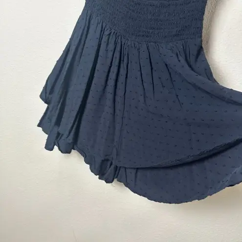 Urban Outfitters Swiss Dot Black Romper Size Small Shorts Skort