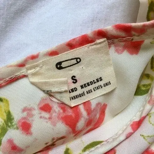 Pins and Needles Pink Floral Ruffle Romper