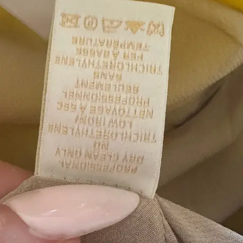 Zac Posen Chartreuse Embellished Pencil Skirt Size 0