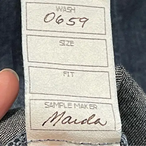 Current/Elliot The Perfect Babydoll Dress in Denim - Image 4