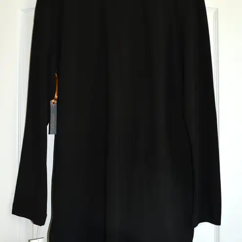 AMBER SUN WOMENS OPEN CARDIGAN SWEATER, BLACK, SIZE MEDIUM, NEW WITH TAG… Black