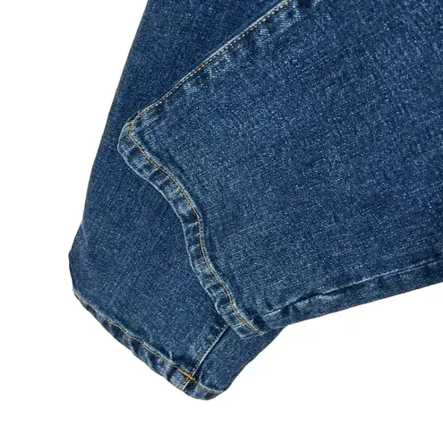 Joseph Den Denim High Rise Button Fly Straight Jeans Medium Wash Women’s Size 28