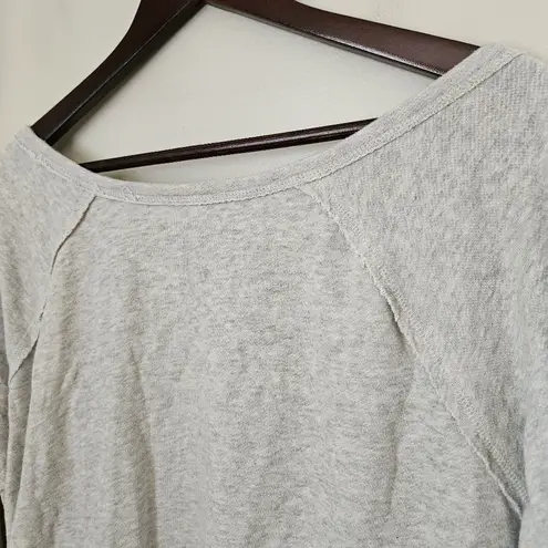 Shyanne Sweatshirt Light Gray Graphic Fringe Pullover Loose Fit Western Wear XL