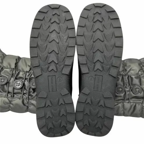 Aqua Stop Mongoose Winter Boots Faux Fur Lined Side Zipper Gray Size 7