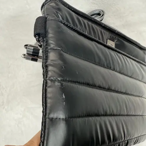 Think Royln Bum Bag Crossbody Quilted Belt Bag Nylon Black NEW READ Black