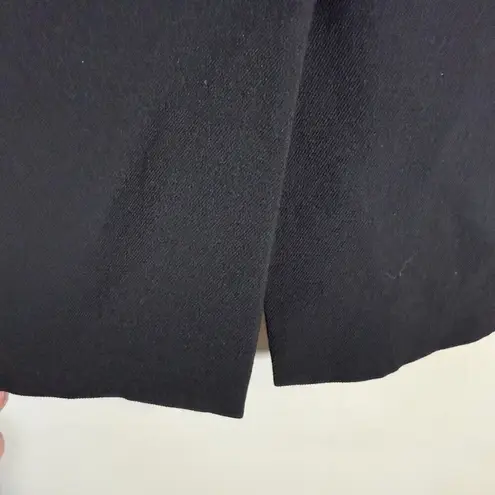 MM.LaFleur M.M. LaFleur The Pamela Dress - Tuxedo Women's 8 Black V-Neck Wool Pencil Career