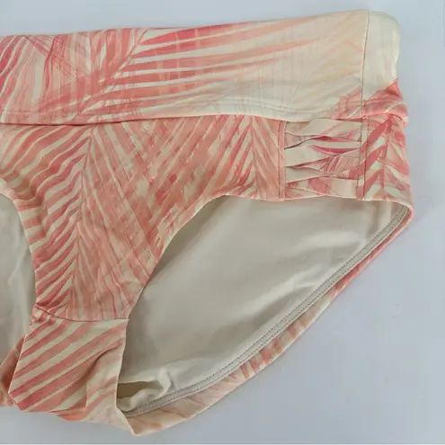 Calia Weave Boy Short Swim Bottoms Size Small Soft Palms Coral NWT Beach Pool Orange