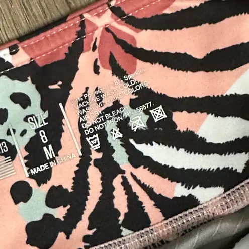 IAB MFG 5" No Ride Animal Print Training Shorts Pink Black Size Medium