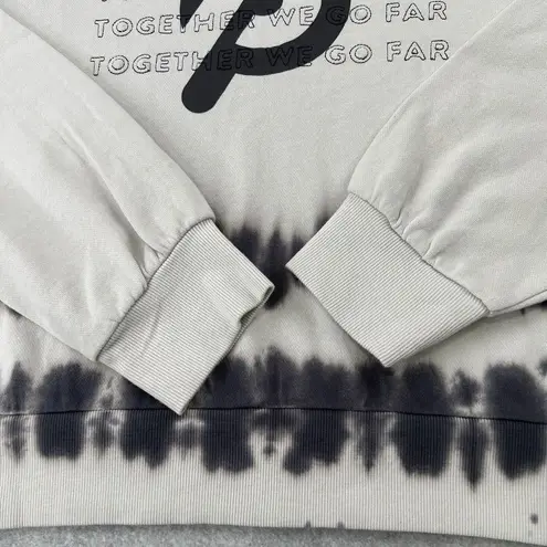 Peloton Daydreamer Together We Go Far Tie Dye Cropped Sweatshirt Size Medium