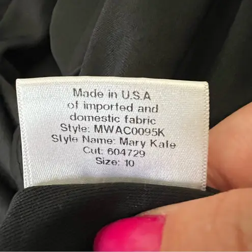 Katie May NEW NWT Mary Kate Strapless Drape Back Gown Black