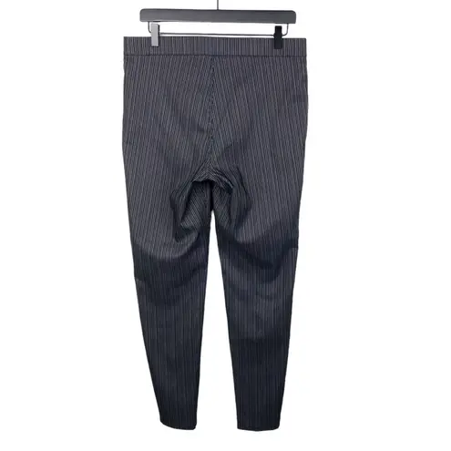 Valerie Stevens Women's Black Pinstripe Stretch Skinny Legging Pants Size 10