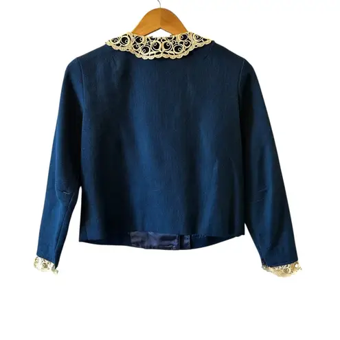 Vintage 50's/60's AnR Jr Navy Blue Lace