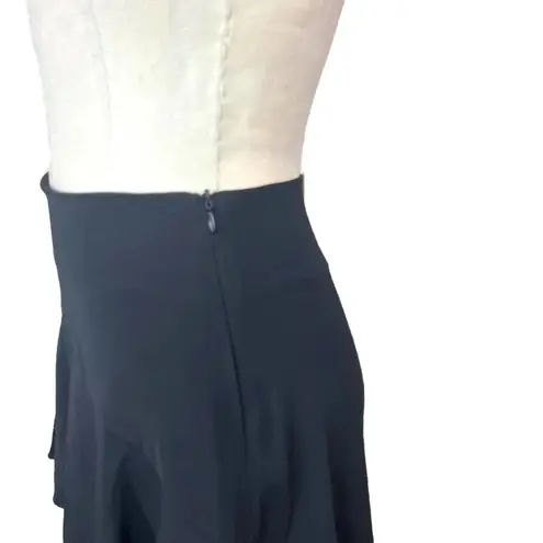 Rinascimento Ruffle High Low Skirt Black Size XS