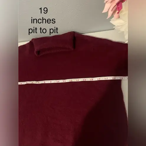 Max Studio  100% 2-ply cashmere colorblock turtleneck sweater - Image 5