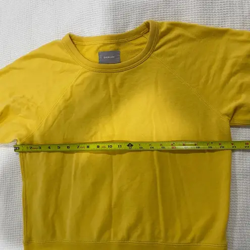 Everlane The Lightweight French Terry Crew Yellow Size L