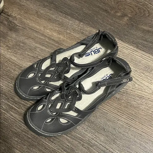 Jbu by JAMBU Sydney Memory Foam Grey Casual Shoes Size 8