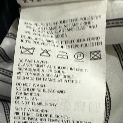 Kookai Navy Pinstripe Blazer Women's Size 38 Workwear Business Classic