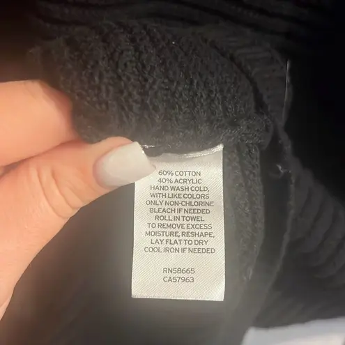 Melrose and Market ✨ MOCK NECK MINI SWEATER SZ SMALL DRESS IN BLACK✨