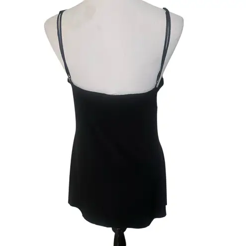 Libian USA Y2K Whimsygoth Sparkly Floral Print Mini Dress Black Size Large Fairy