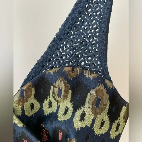 HD in Paris Anthropology Yana Jaquard Peplum Top size 0