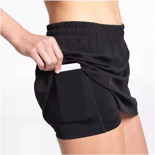 CALIA Mid Rise Infinity Run Skort Women's Plus Size 1X Run Collection Black NEW