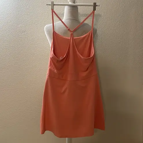 Calia Performance Dress Flush Pink Orange Creamsicle Y Back Size M Size M