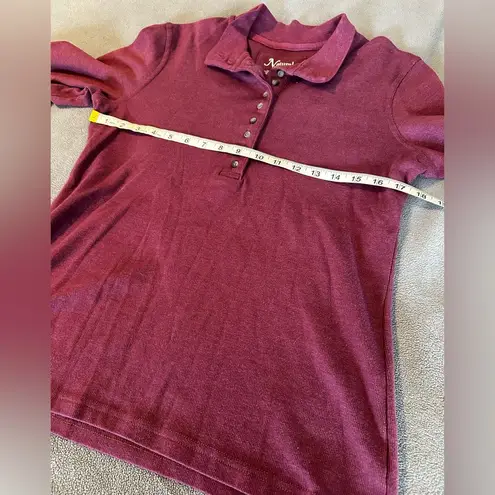 Natural Reflections Women Pink/Purple Henley Pullover Cotton Blend Small petite