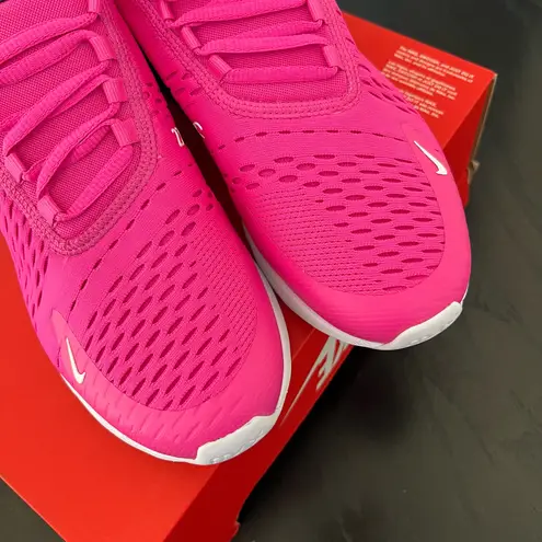 Nike New  Air Max 270 GS Laser Fuchsia White - Image 6