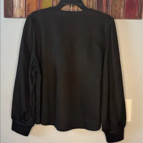 fever women's rib v neck sweater black, Black Size XL