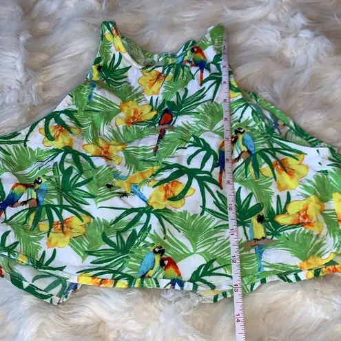 American Apparel  PARROTS IN PARADISE TROPICAL TOP