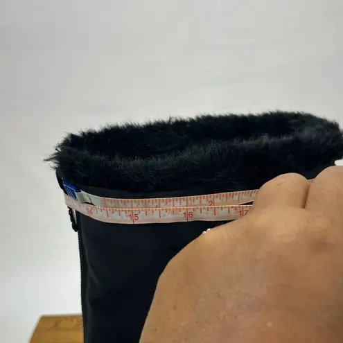 TOTES SNOWFLAKE ALL WEATHER INSULATED BOOT THERMOLITE INSOLES WOMEN 7 BLACK - Image 16