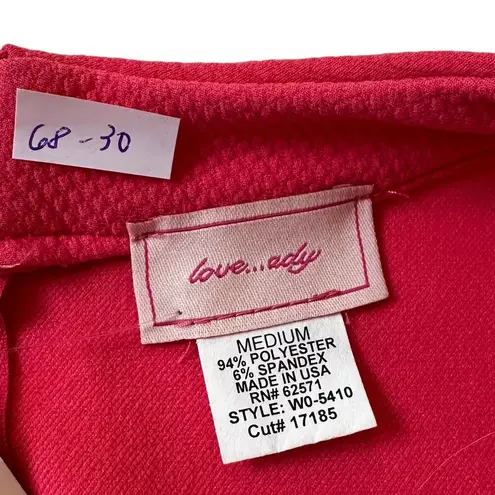 Love Ady Coral Bodycon Dress Women Size Medium | 68