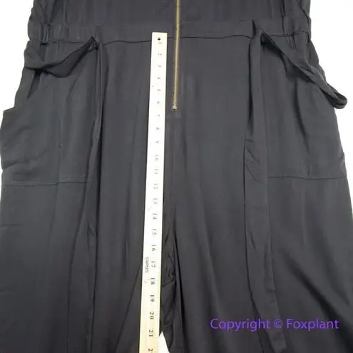 City Chic New! Plus Boiler Suit Jumpsuit in black, size 18