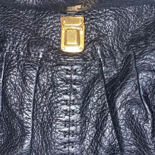 Valentino Garavani Black Leather Shoulder Bag