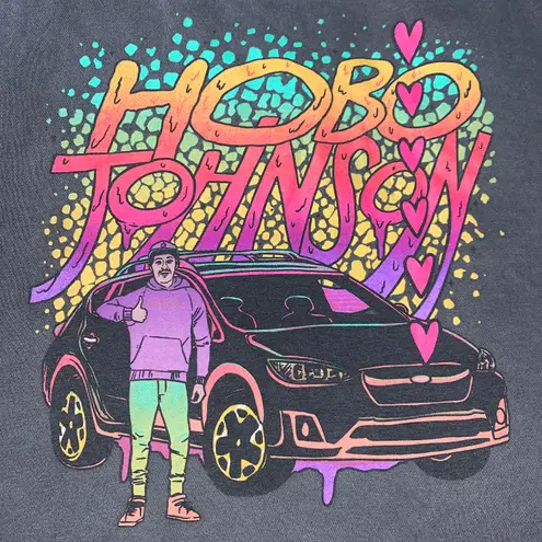 Independent Trading Company Hobo Johnson Sandwiches Graphic Hoodie Sweatshirt Gray Size Medium