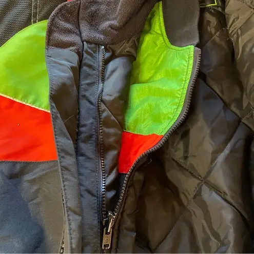 Vintage Arctic Cat Snowmobile Women's ZL Short Jacket Size Large Black