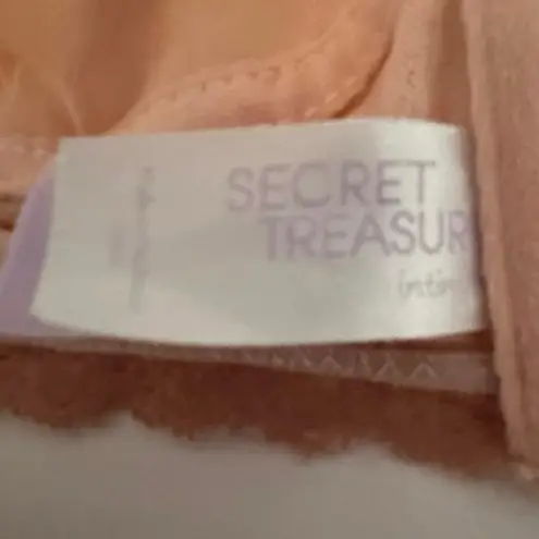secret treasures Secret Treasure Intimates Pink Floral Lace Bralette XL Front Closure