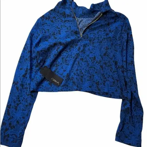 Chloe K NWT  Blue Floral Blouse