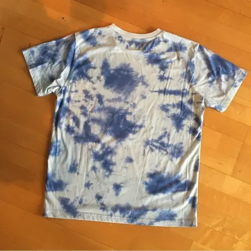 Original Use Tie Dye Short Sleeve Tee, Aqua, Blue, Size M