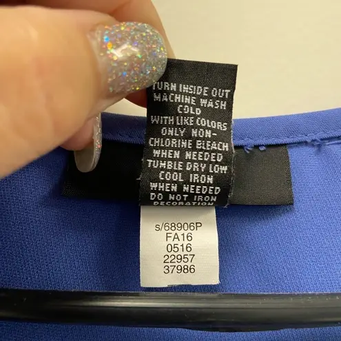 Alfani petite women’s studded blue tank size 10petite