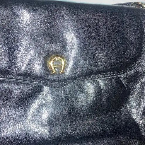 Etienne Aigner Vintage Black Purse Shoulder Bag