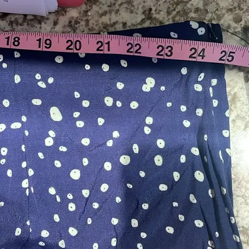 Leith  Navy & White Peacoat Button Dots Skirt, NWT - Image 10