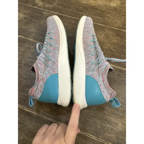 Alegria Women's Sneaker Aqua Blue Traq Synq Knit Multi Shoe Size 9 EU 40