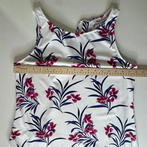 Tommy Bahama Oasis Blossoms Hi Neck Spa Dress Large Floral Stretch Beach Resort